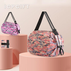 Beg Belanja Lipat Pleat Ringan Gaya Jepun