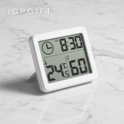 Ringkas digital termometer dan hygrometer pintar