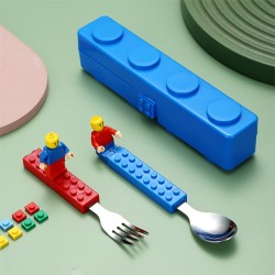 Set Peralatan Makan Kanak-Kanak Lego yang Menyeronokkan