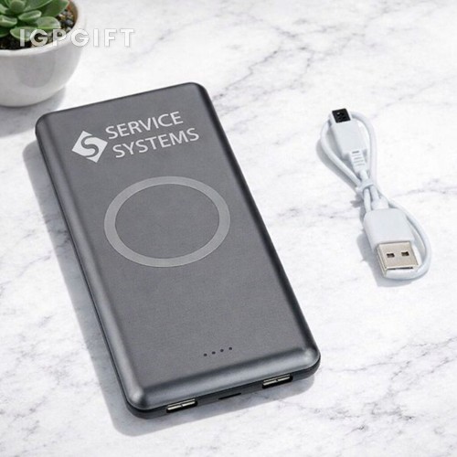 Papan tanda bercahaya bank kuasa tanpa wayar - 10,000 mAh
