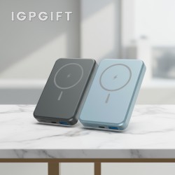 Paparan digit pengecas tanpa wayar magnetik kuasa mudah alih