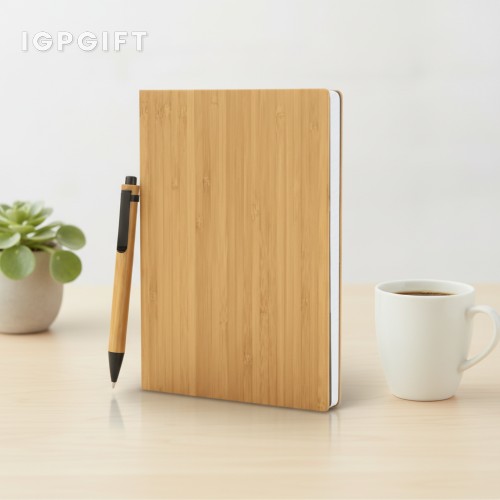 Set hadiah nota buluh dan pen besi