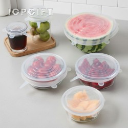 6 pcs Set Penutup Silicone Penyimpanan