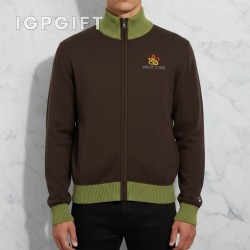 Lelaki Sweater Zip Penuh
