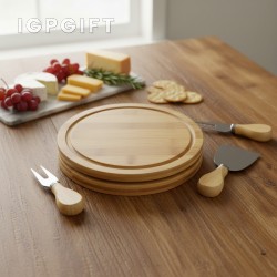 Set Peralatan Keju Dari Bambu