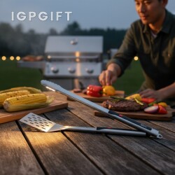 Set Alat BBQ LED High-End