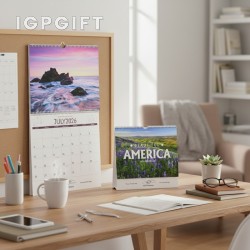 Kalendar Poskad Pemandangan Amerika