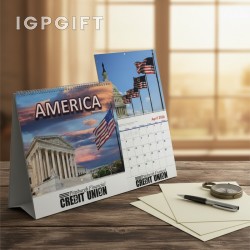 Kalendar Gaya Amerika - Pengikatan Spiral