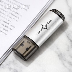 Gantian USB Kilat Logam Moden