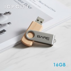 Logam putar kayu U-disk