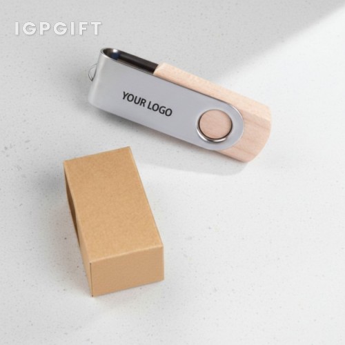 Logam putar kayu U-disk