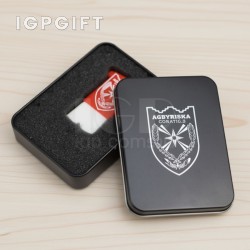 Logam Lencana Kotak Besi Kotak Hadiah