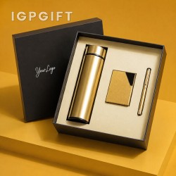 Set hadiah termos + pen + pemegang kad nama