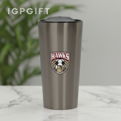 Cawan Perjalanan Logam Bergaya Tersuai - 16 oz. - Cetakan Penuh Warna