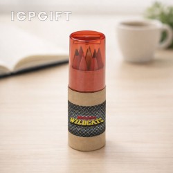 Set pensil warna dengan pemotong pensil - Semua warna