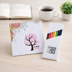 Set Pakej Buku Berwarna dan Set Pensil