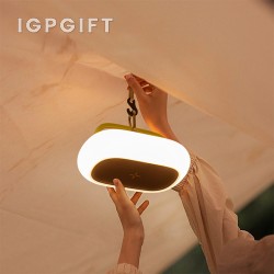 Dua guna tali pengecas tanpa wayar lampu silikon