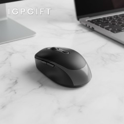 Prestasi tinggi mouse tanpa wayar Bluetooth dan 2.4G双模