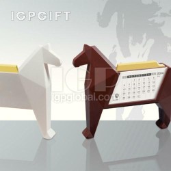 Kalendar meja berbentuk kuda yang kreatif