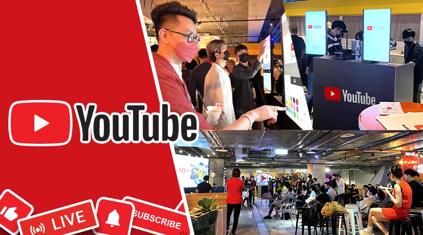 Youtuber年終聚會 即場禮品印刷攤位活動