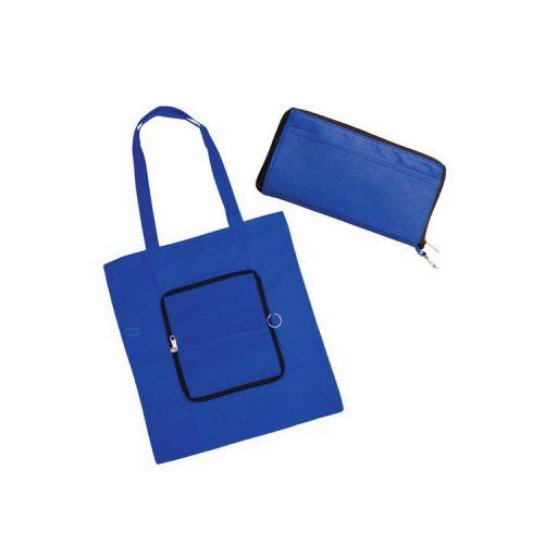 Zipper Nylon Shopping Bag
