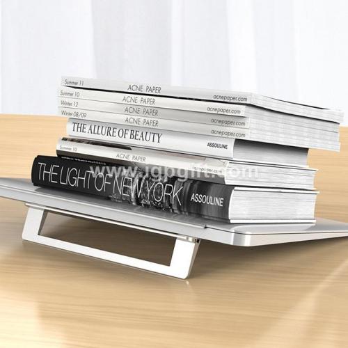 Foldable metal holder for laptop
