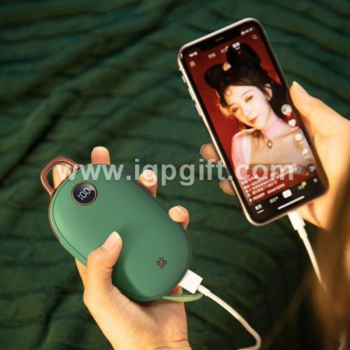 2 in 1 10000mAh Power bank with hand warmer