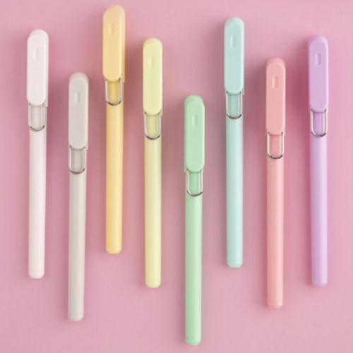 Macaron Gel Pen with Cover 