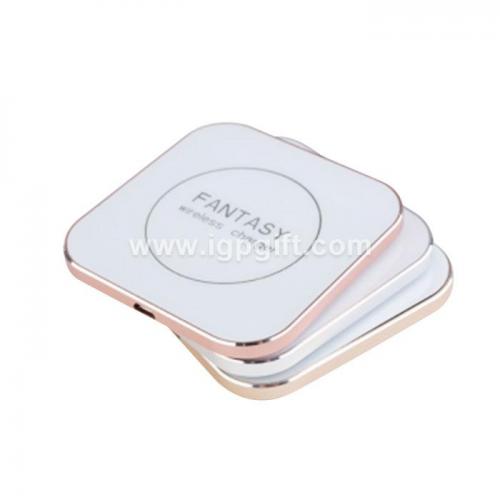 Aluminum alloy ultra thin square wireless charger