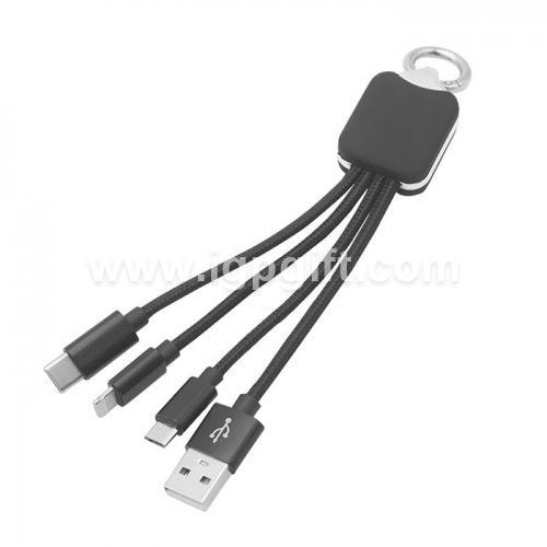 3 In 1 Multi-Function Data Cable