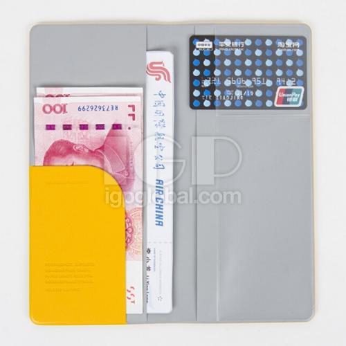 PVC Cross Pattern Passport Holder