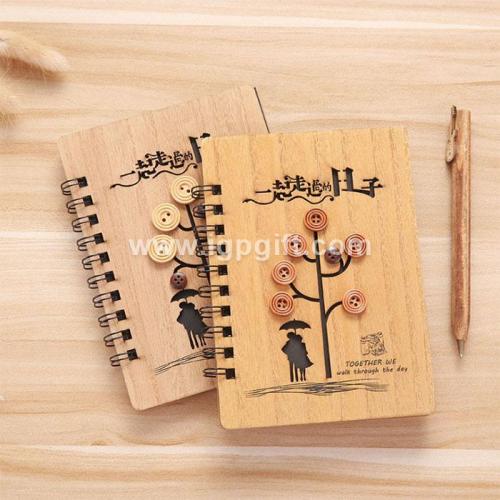 Creative wooden notebook