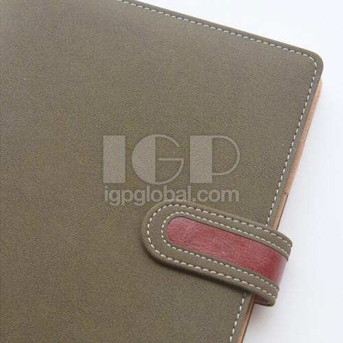 Color-blocking Loose-leaf Notebook
