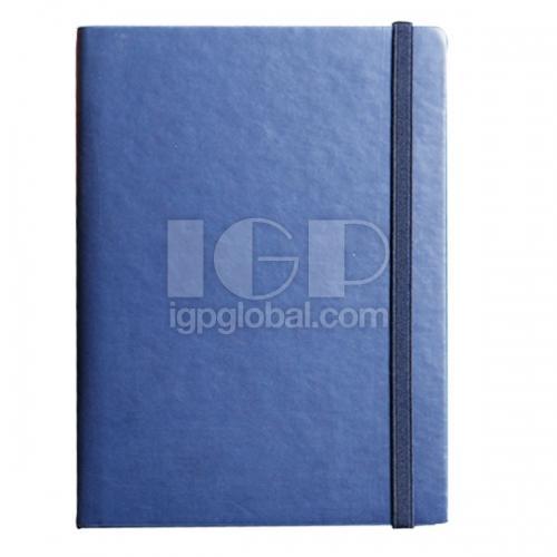 Elastic Band Leather Business Notebook