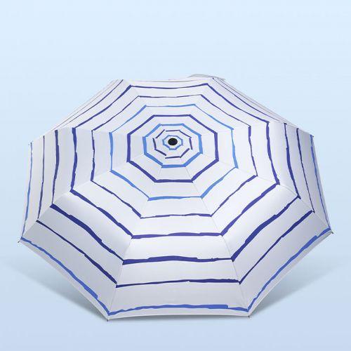Portable Striated Folded Advertising Umbrella