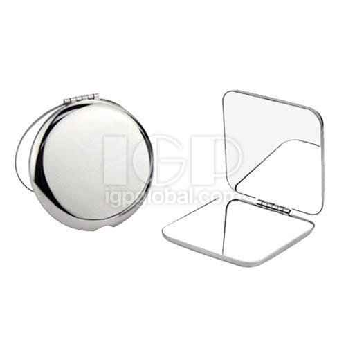 Portable double-sided makeup mirror