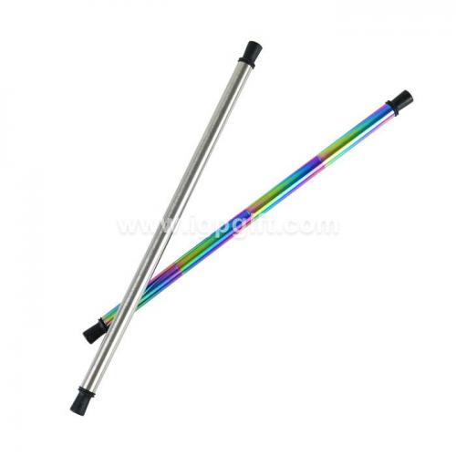 Foldable stainless steel straw