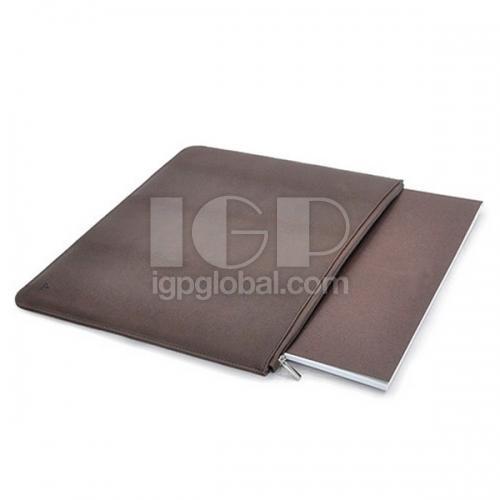 Brown A4 Document Pouch