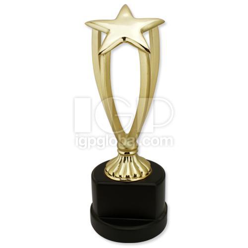 Five-pointed Star Metal Trophy