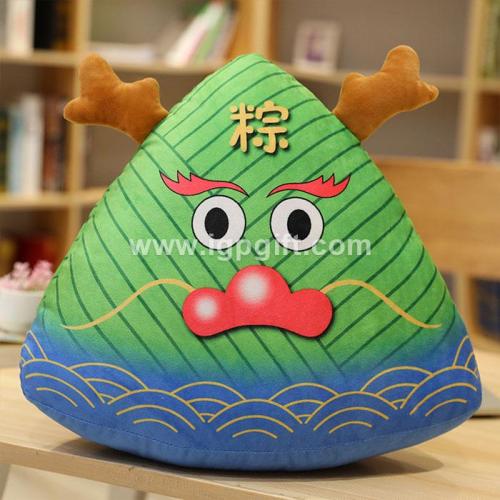 Dragon Boat Festival Rice-Pupping Throw Pillow
