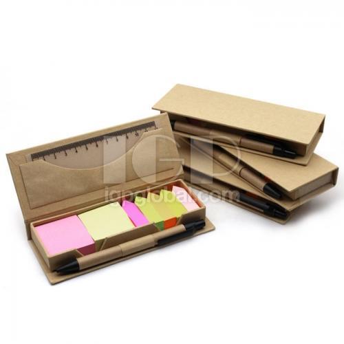 Eco Memo Pad With Pen and Ruler