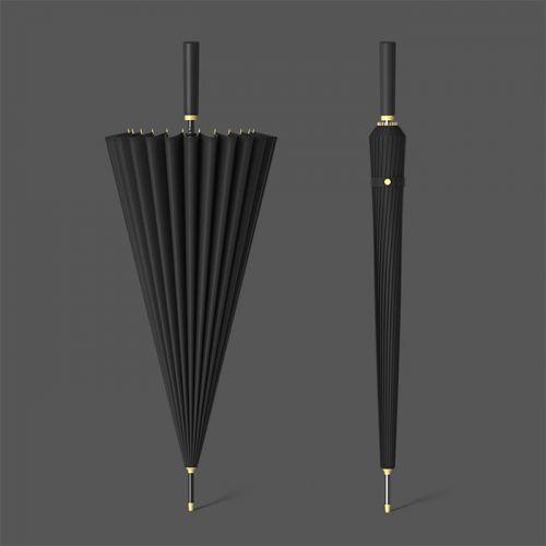Simple Wooden Handle Advertising Umbrella