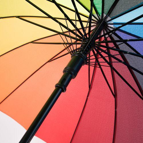 16-bone Rainbow Straight Rod Umbrella