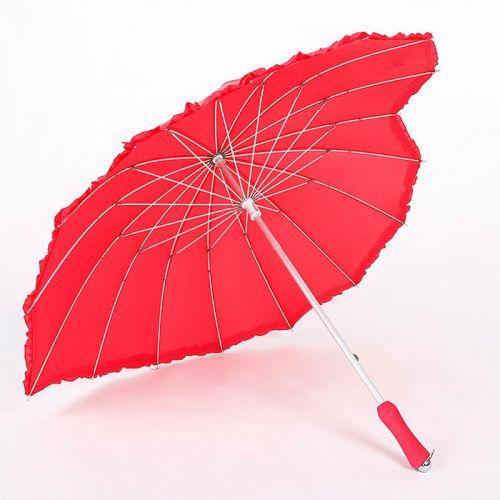 Creative Heart-shaped Advertising Umbrella
