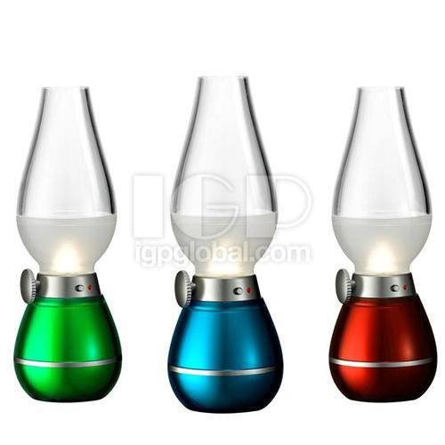 Blow-Control Kerosene Lamp