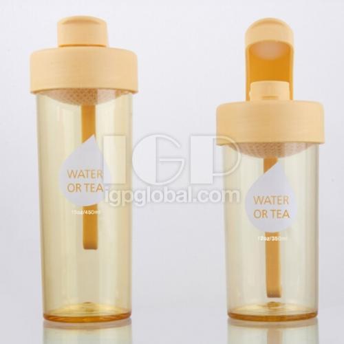 Portable Silicone Handle Cup with Straw
