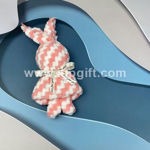 Rabbit Style Wave Pattern Towel