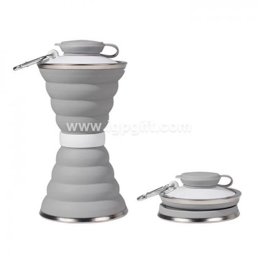 Outdoor fordable sillicone cup