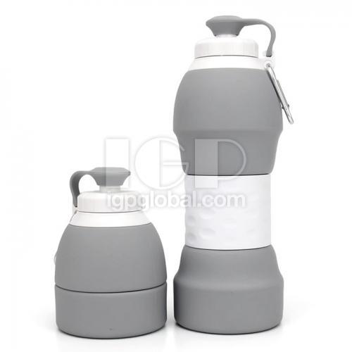 Foldable silicone travel kettle