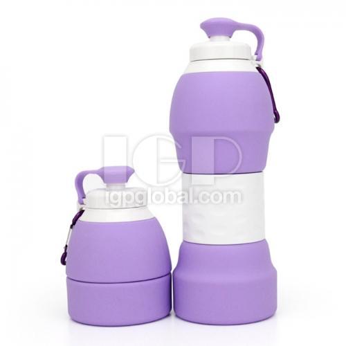 Foldable silicone travel kettle
